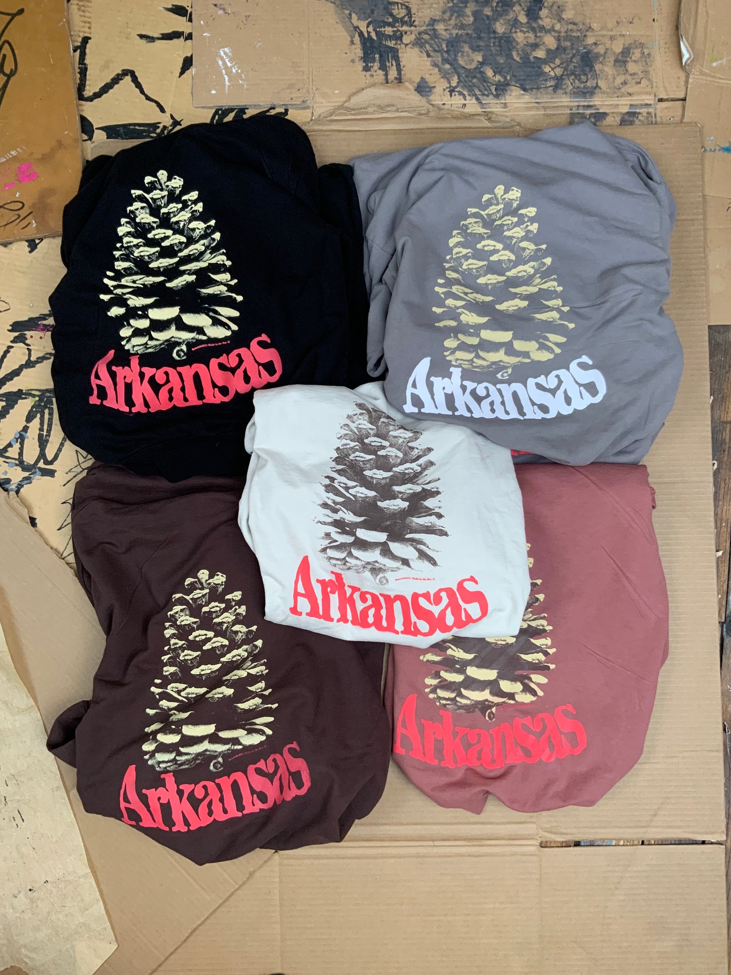 Arkansas Pinecone Lightweight Hoodie