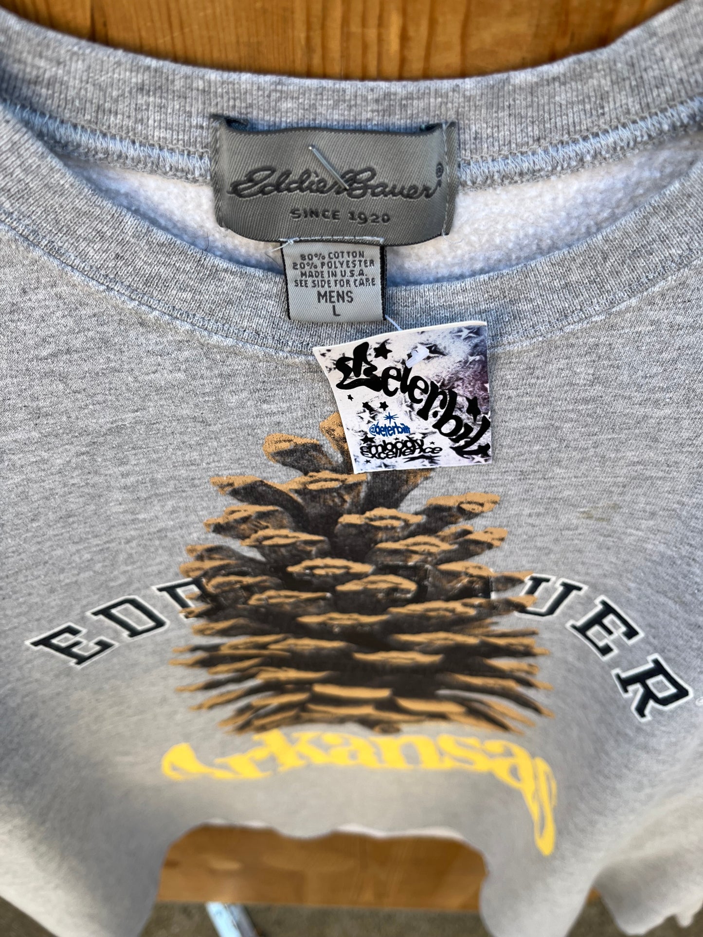 L Eddie Bauer Pinecone Crop Sweatshirt