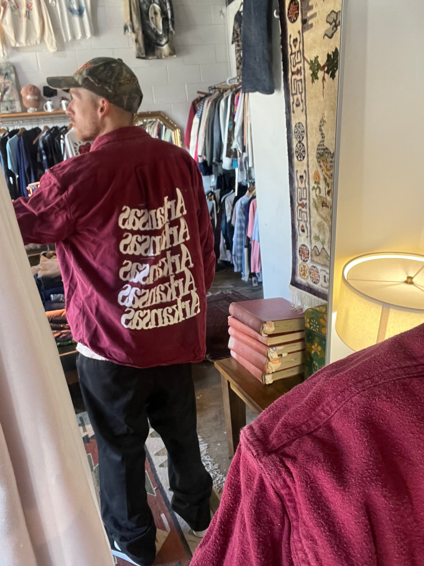 XL Arkansas Spellout Flannel