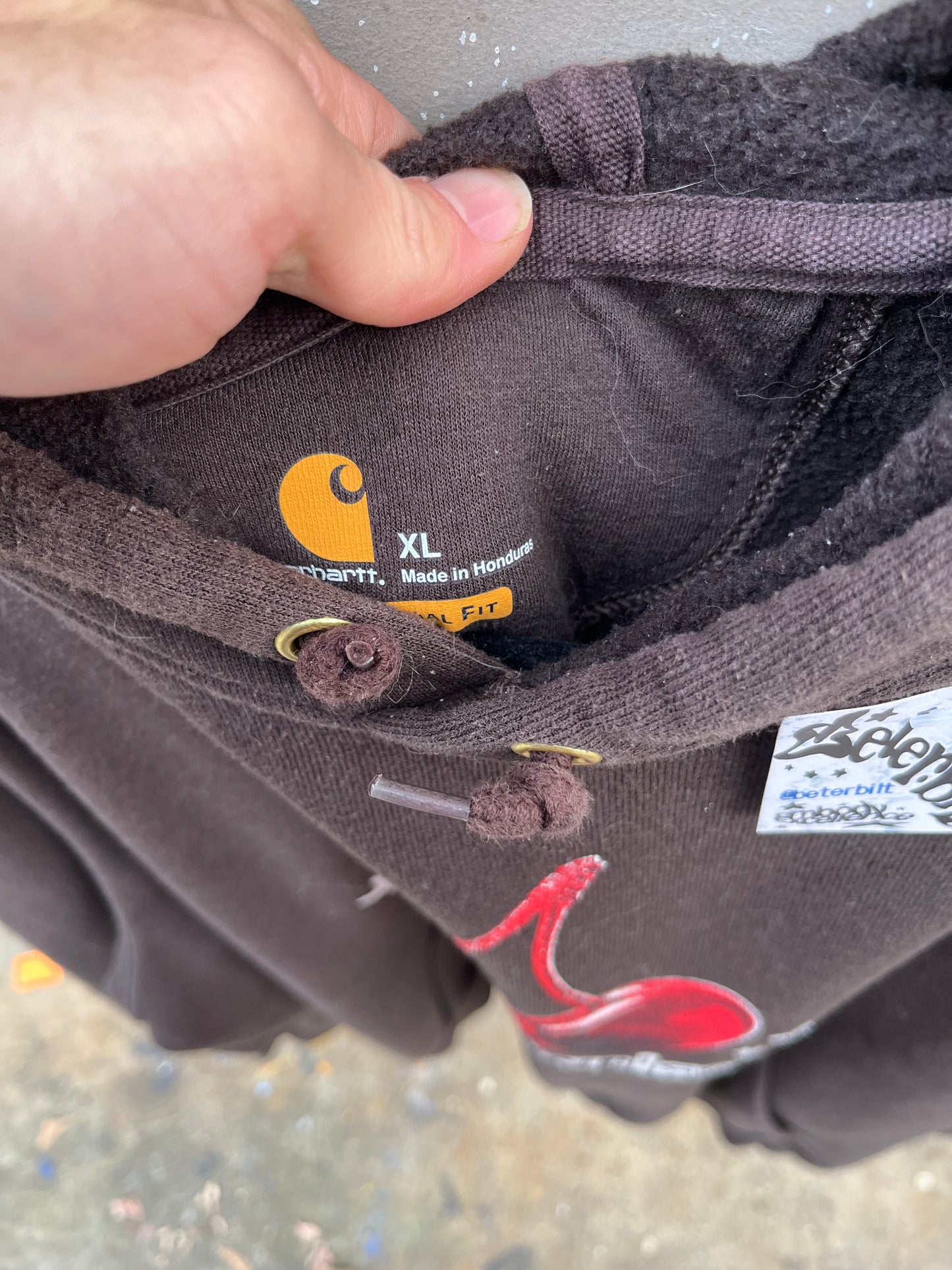 XL Cherry Carhartt Hoodie