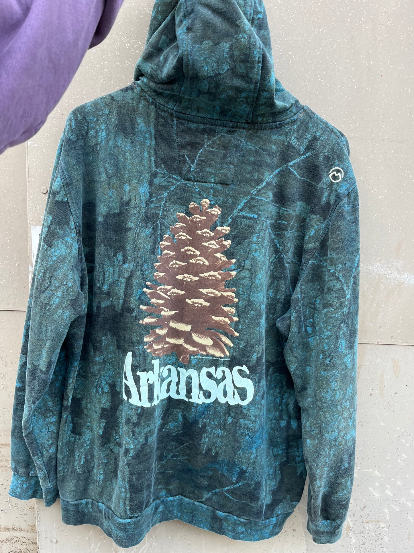 XXL Overdyed Pinecone Camo Hoodie