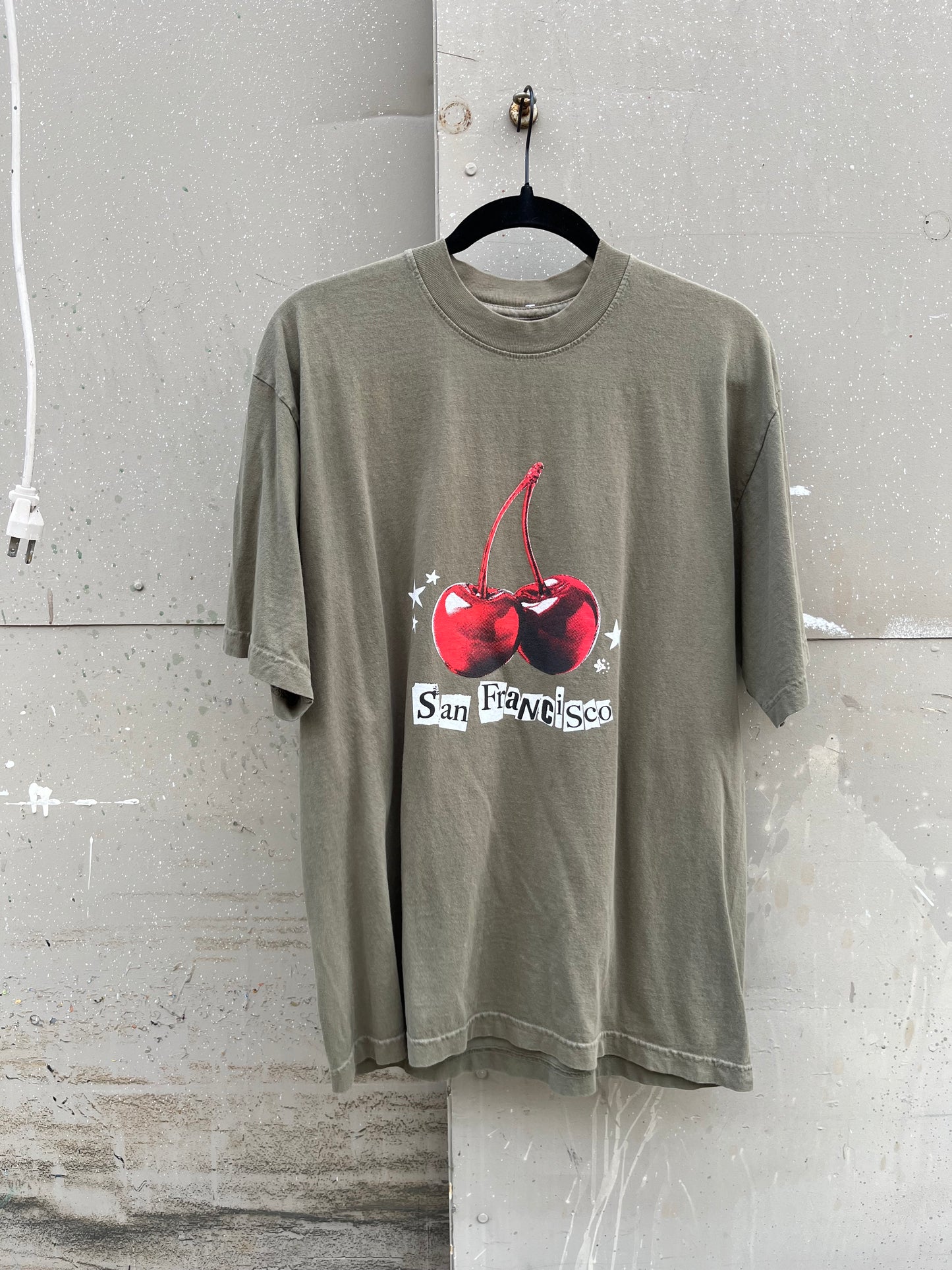 L LA Apparel Cherry Shirt