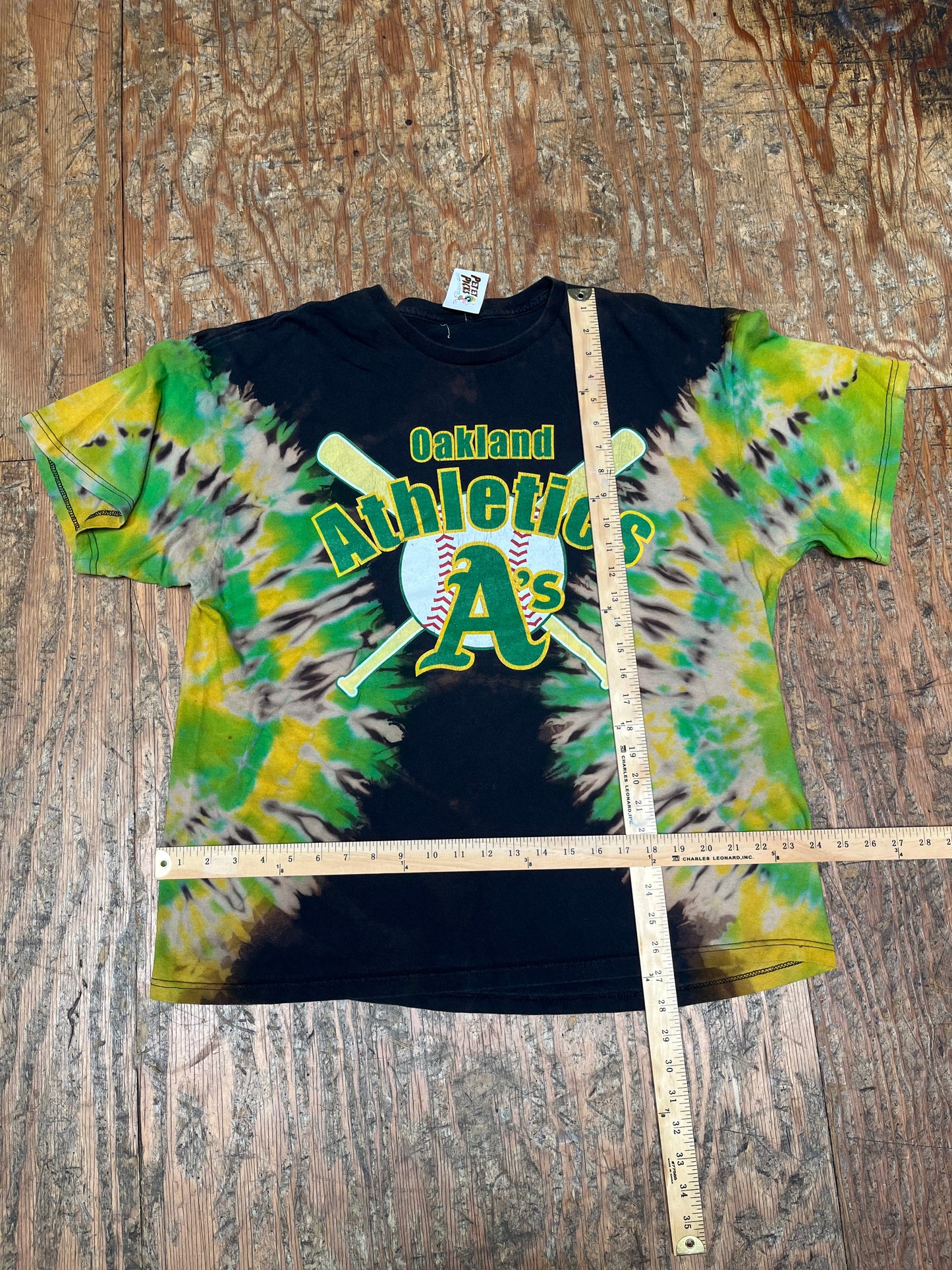 L Oakland A’s Reverse Dye Tee