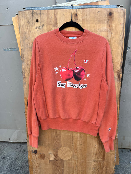 XS Orange Cherry Champion Sweatshirt
