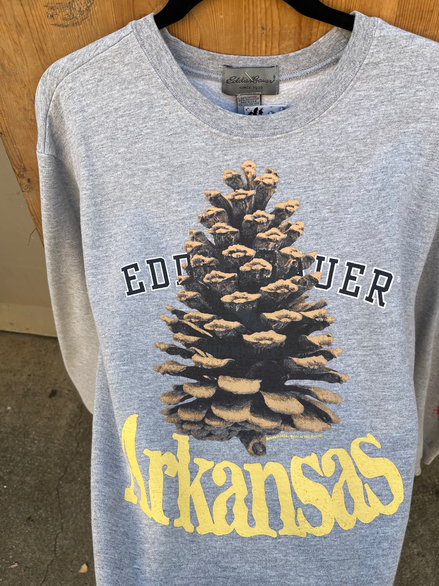 L Eddie Bauer Pinecone Crop Sweatshirt