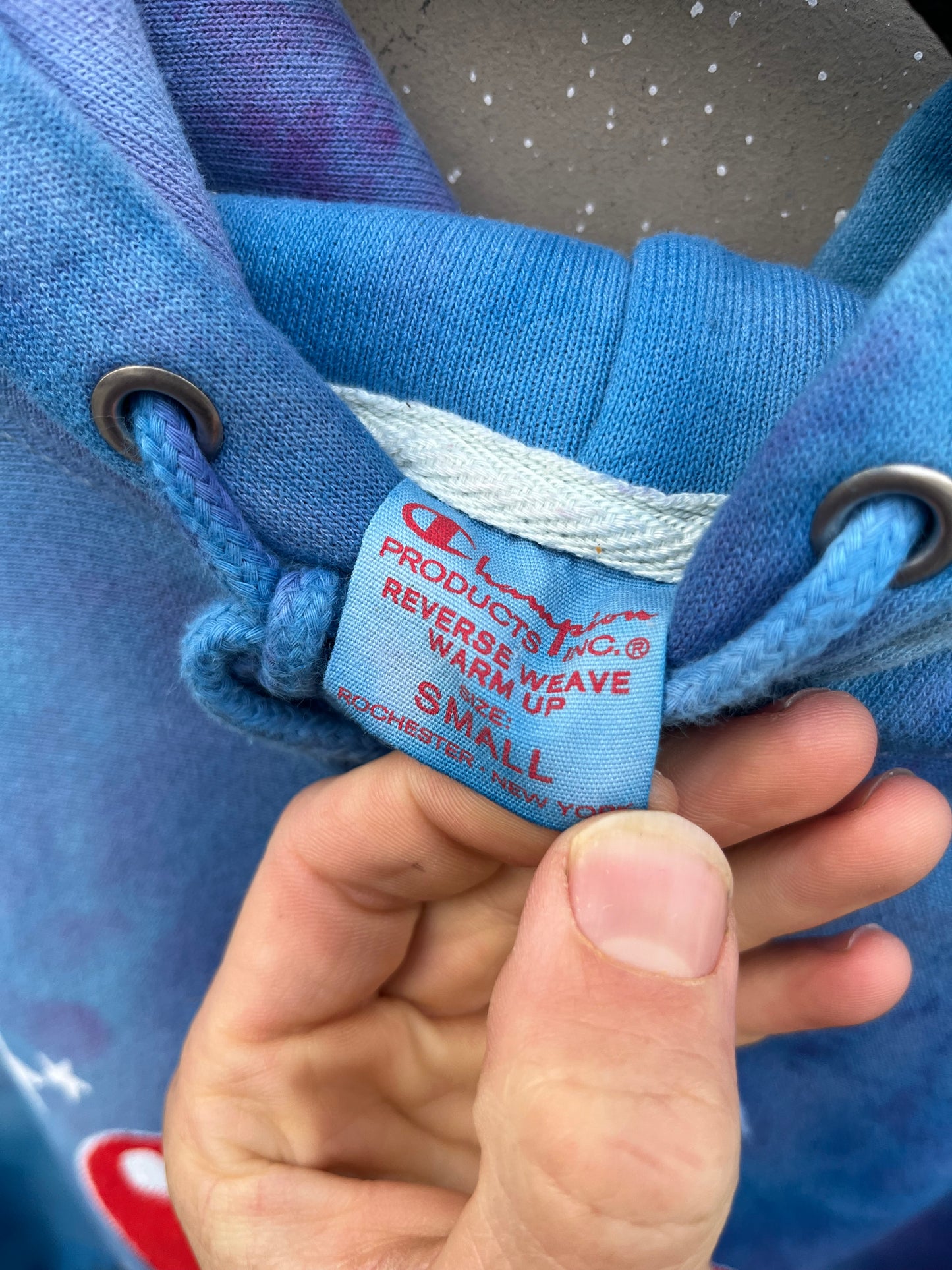 S Icedyed Cherry Champion Hoodie