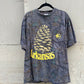 L/XL Vtg Overdyed Camo Pinecone Shirt