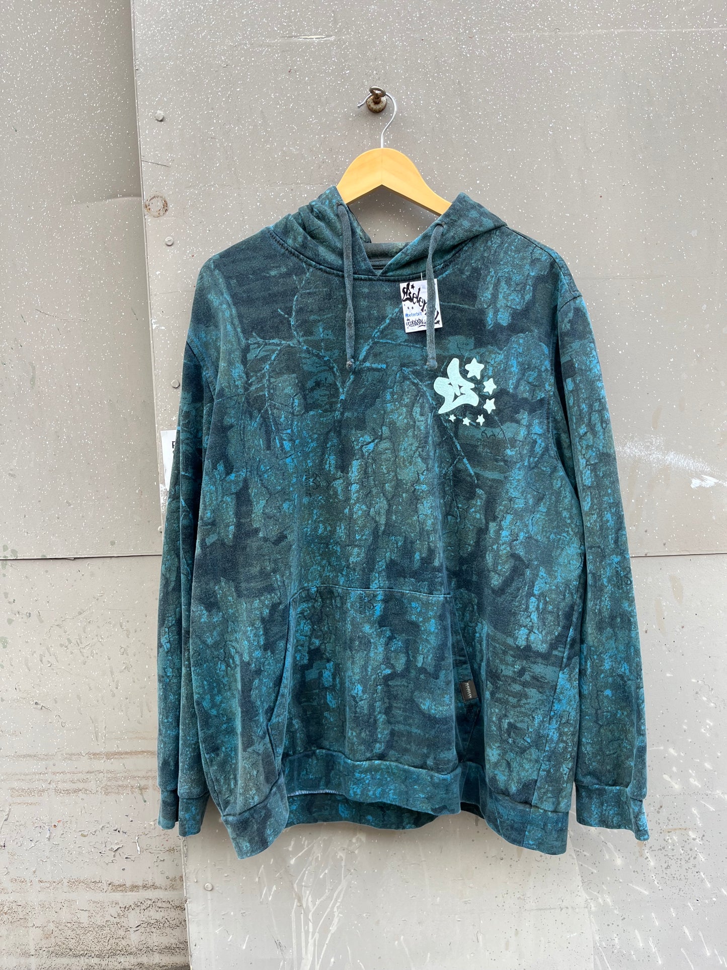XXL Overdyed Pinecone Camo Hoodie