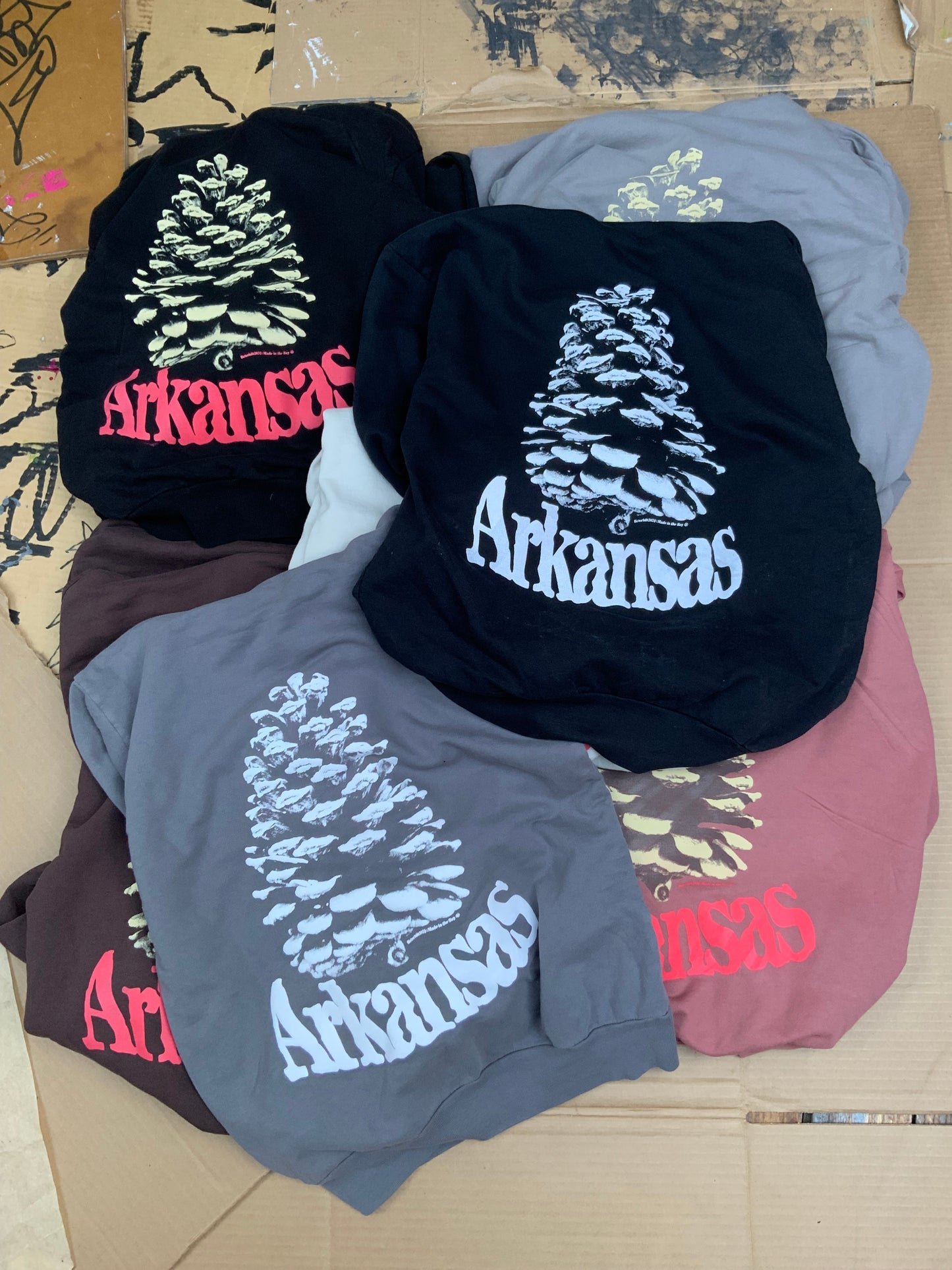 Arkansas Pinecone Lightweight Hoodie