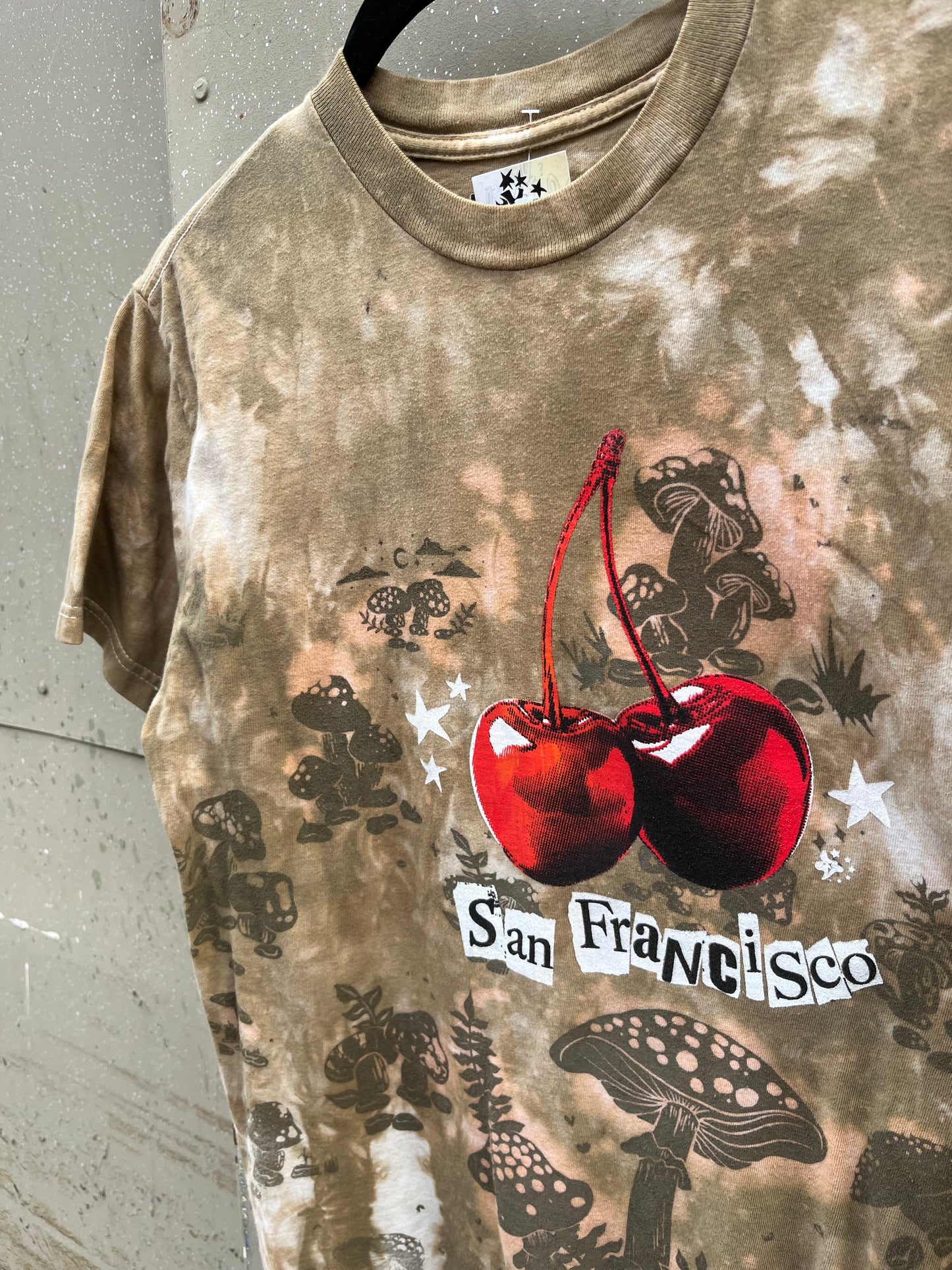 M Mushroom Cherry Tee