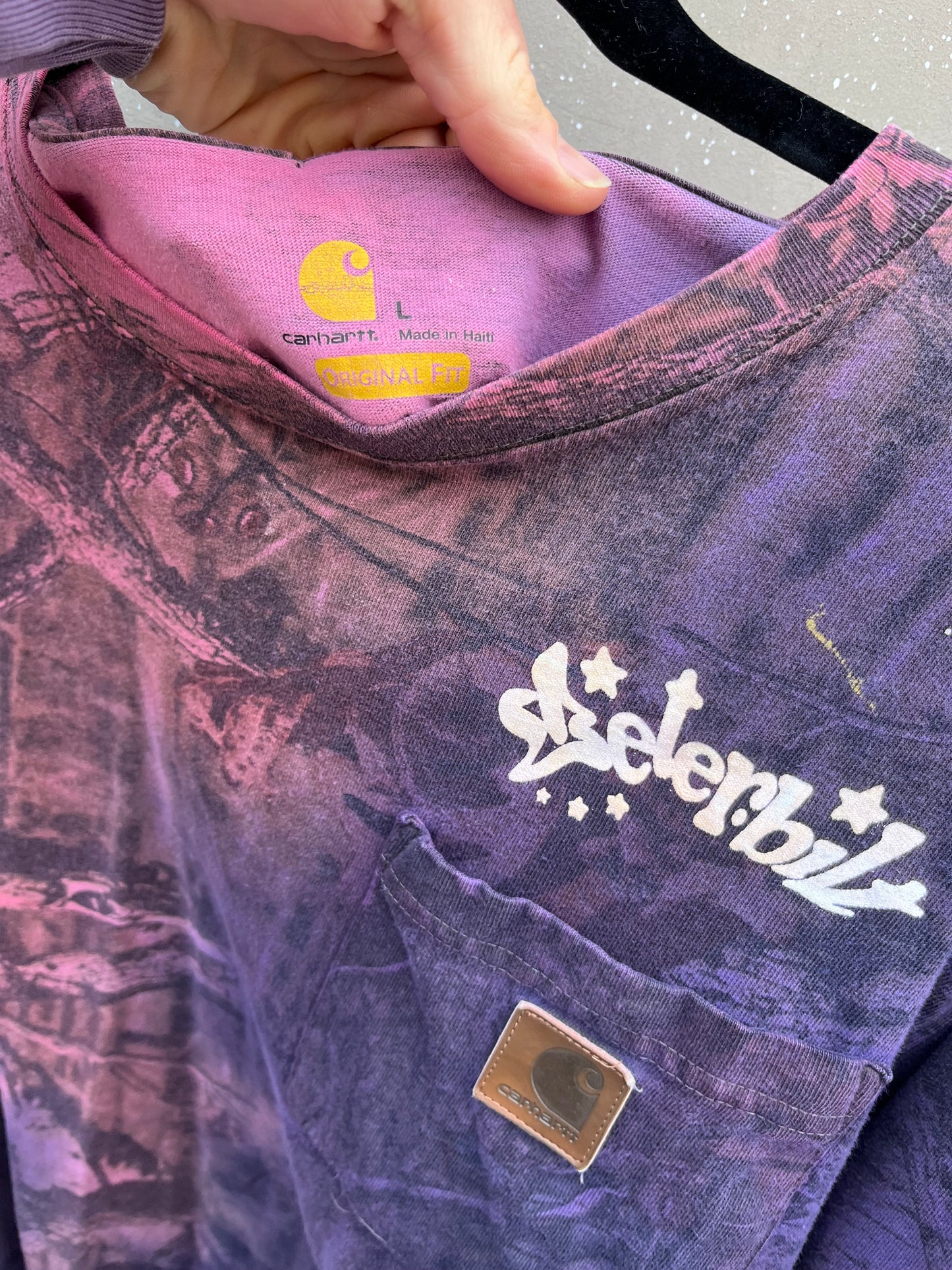 L TwoTone Overdyed Camo Carhartt Cherry Shirt