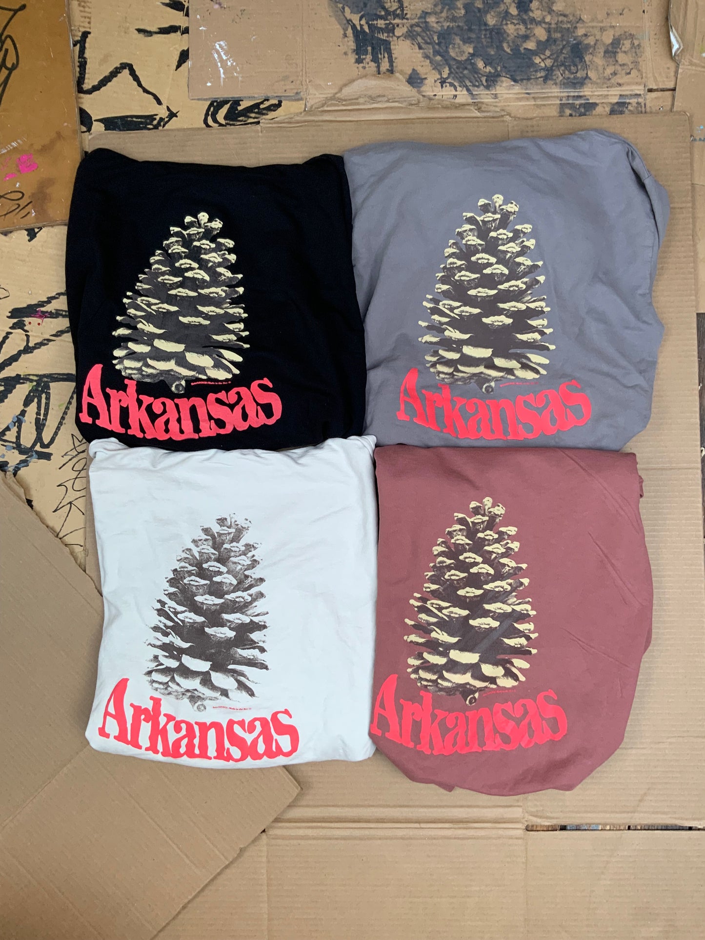 Arkansas Pinecone Lightweight Hoodie