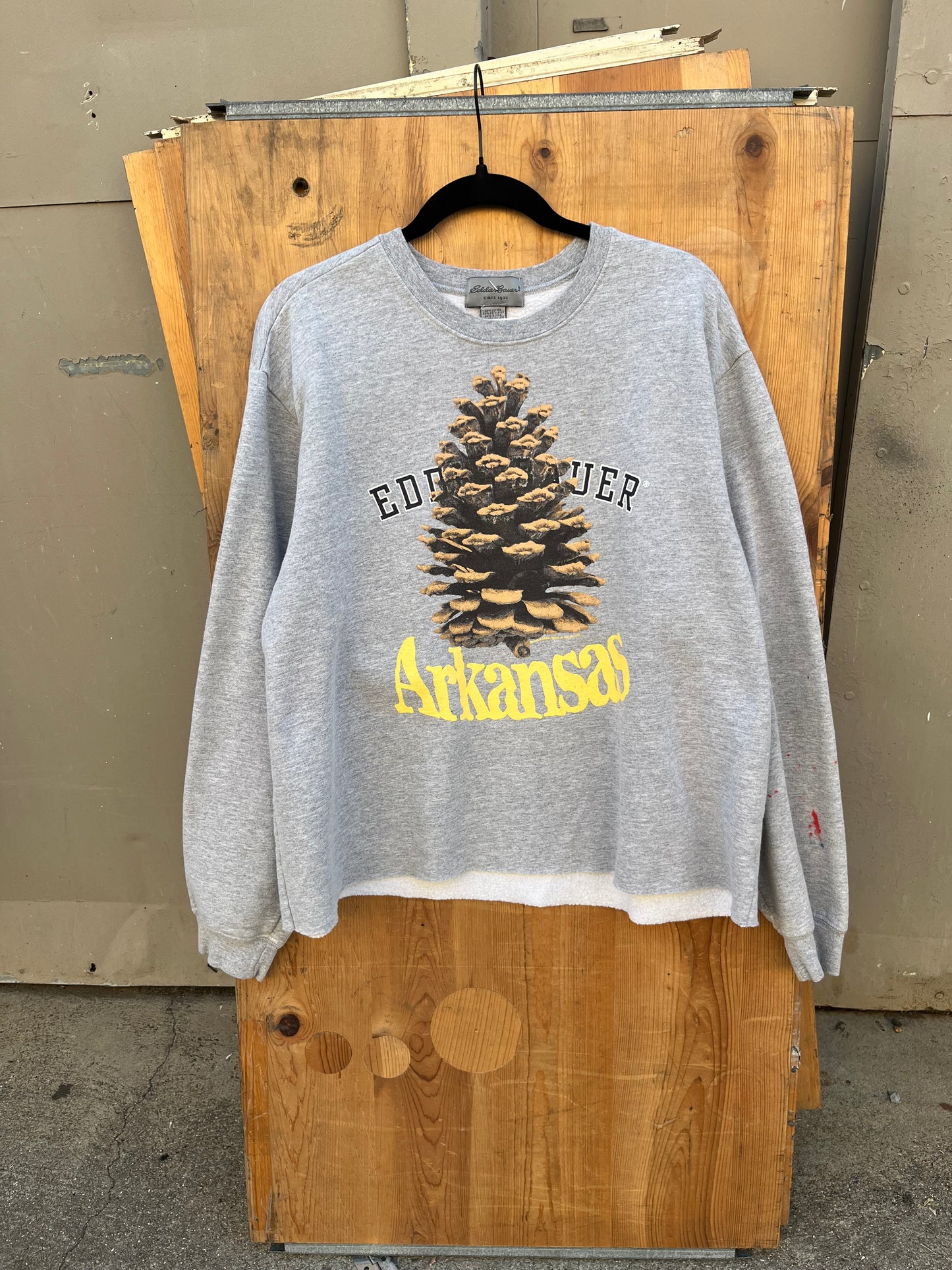 L Eddie Bauer Pinecone Crop Sweatshirt