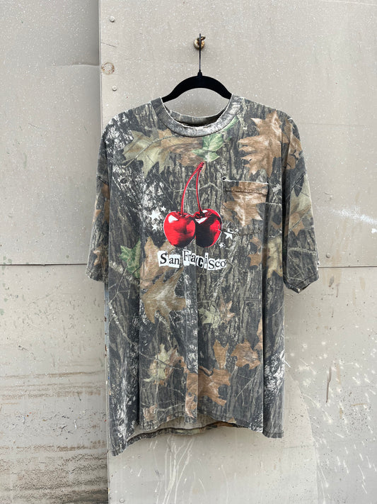 XXL Camo Cherry Pocket Shirt