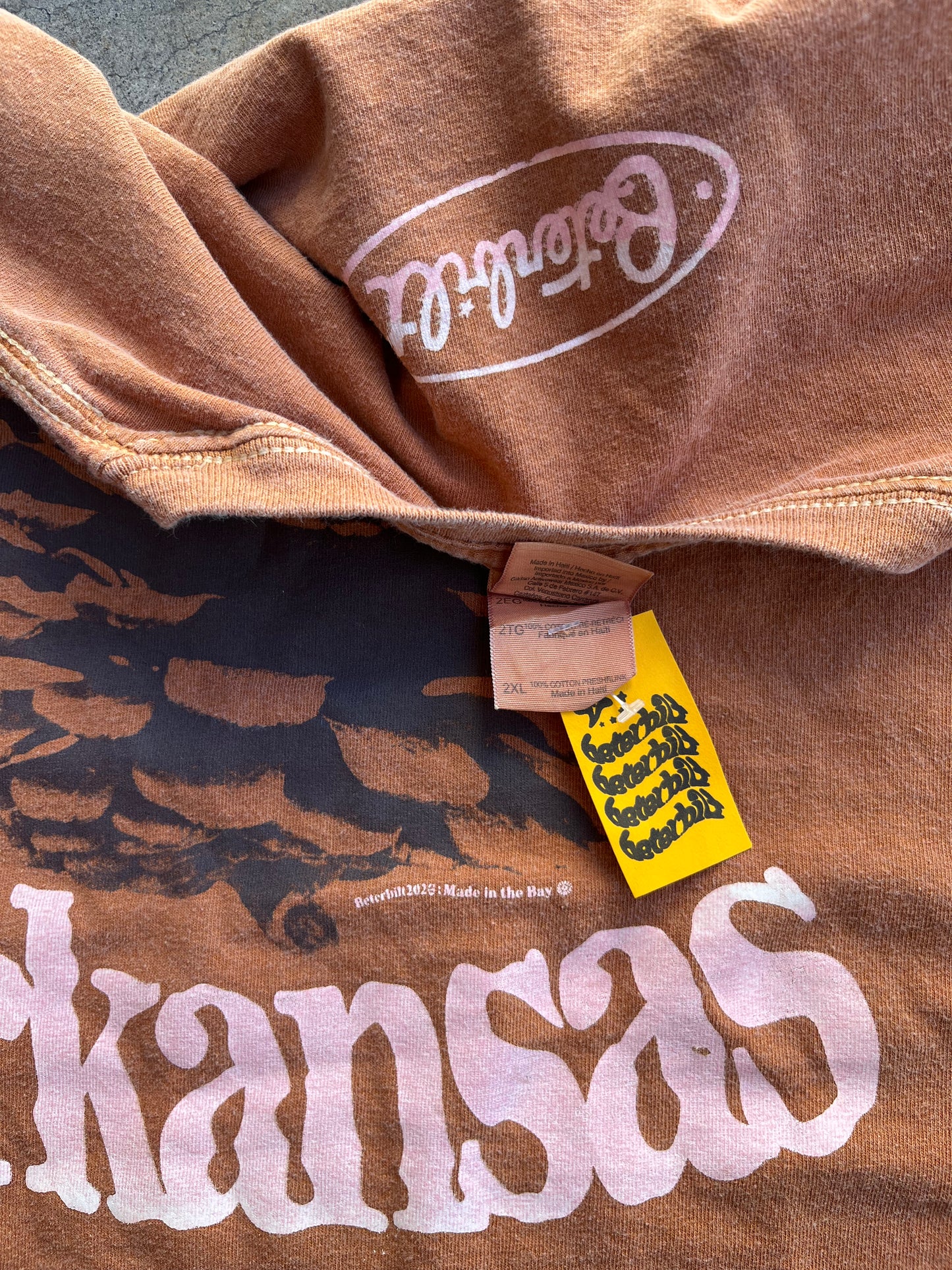 XL Dirt Dyed T Shirt