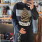 S Y2K Old Navy Arkansas Pinecone Cotton Raglan Pullover