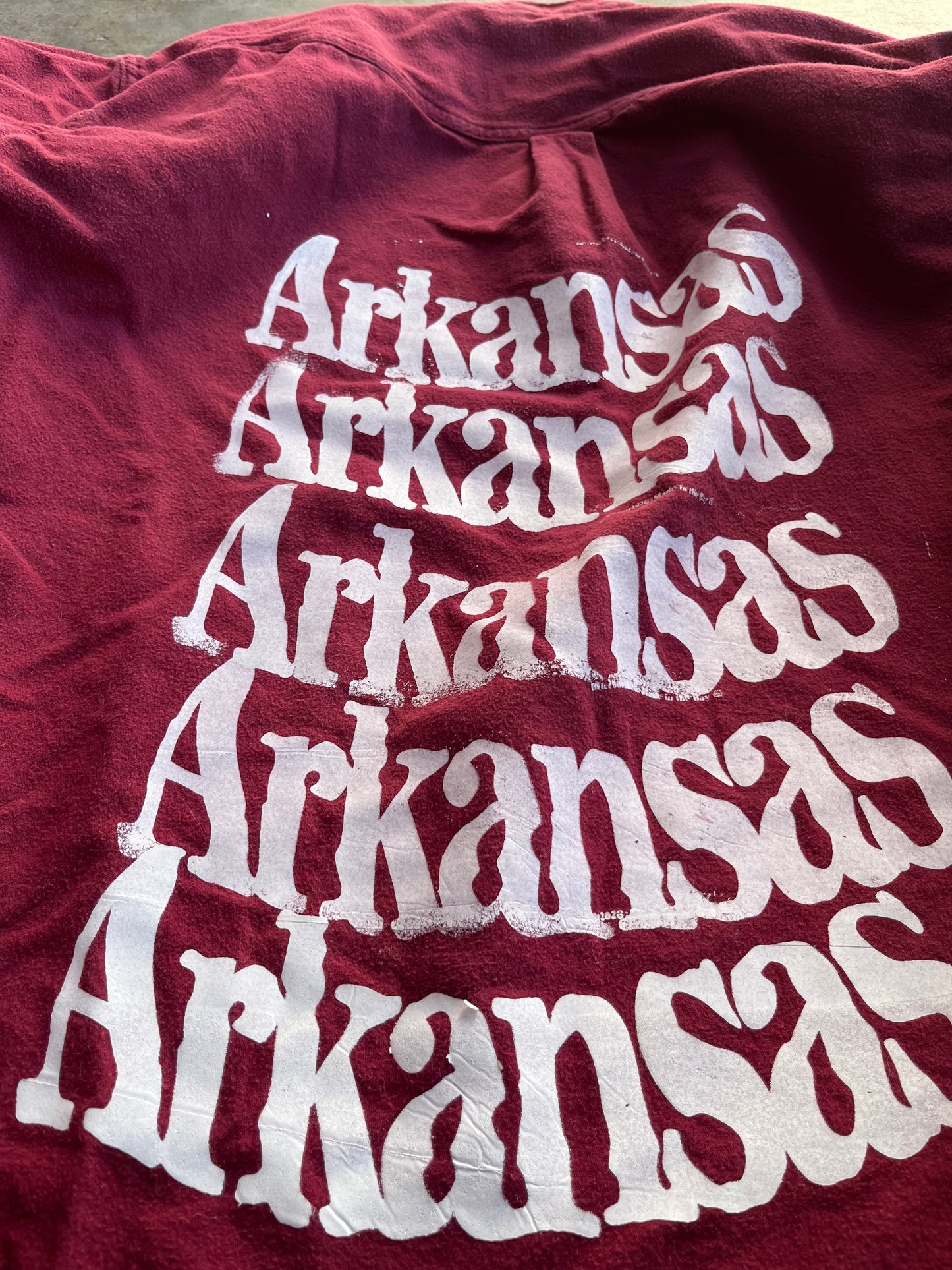 XL Arkansas Spellout Flannel