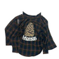 L/XL Cotton Flannel Pinecone Buttonup
