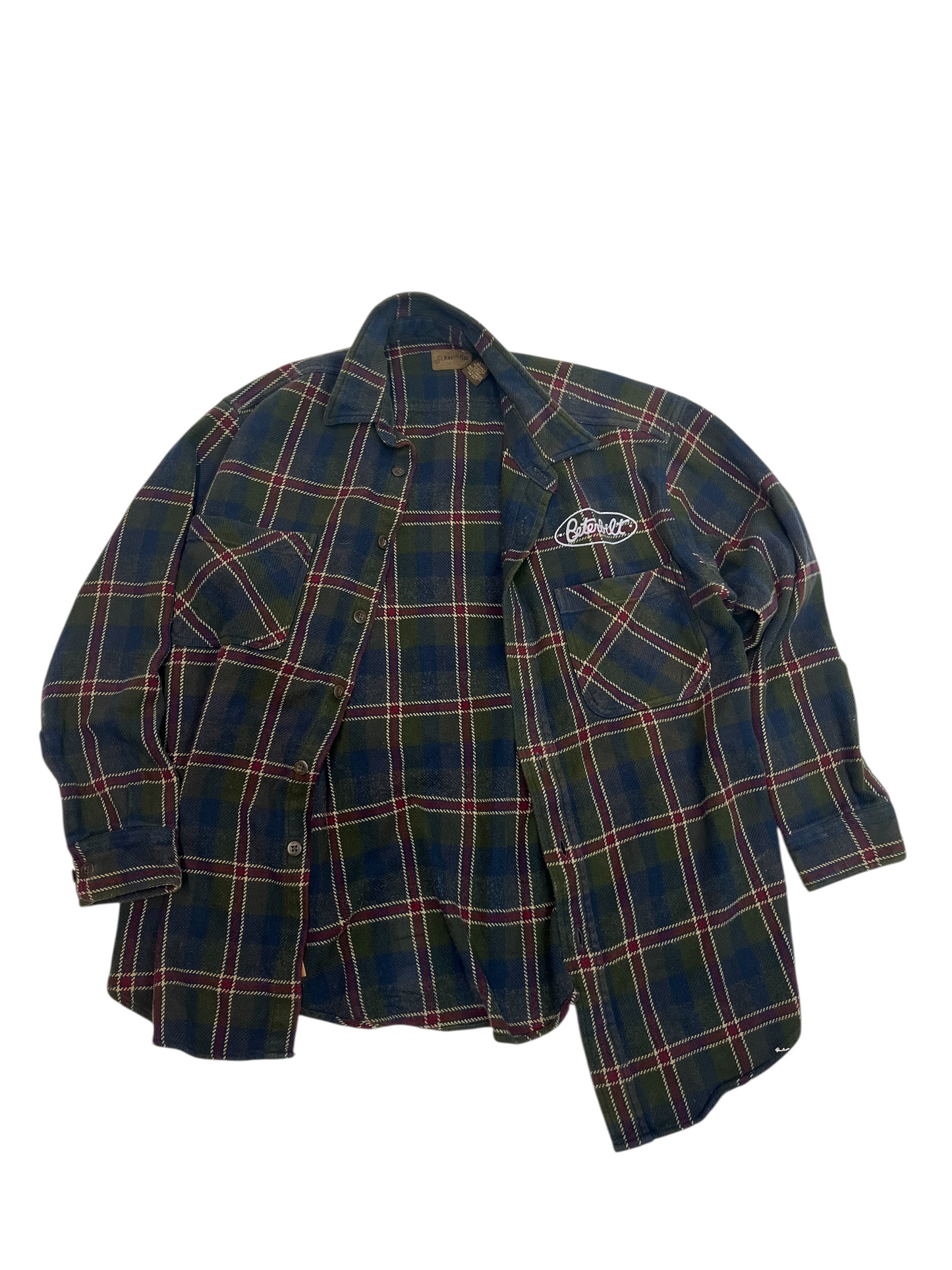 L/XL Cotton Flannel Pinecone Buttonup