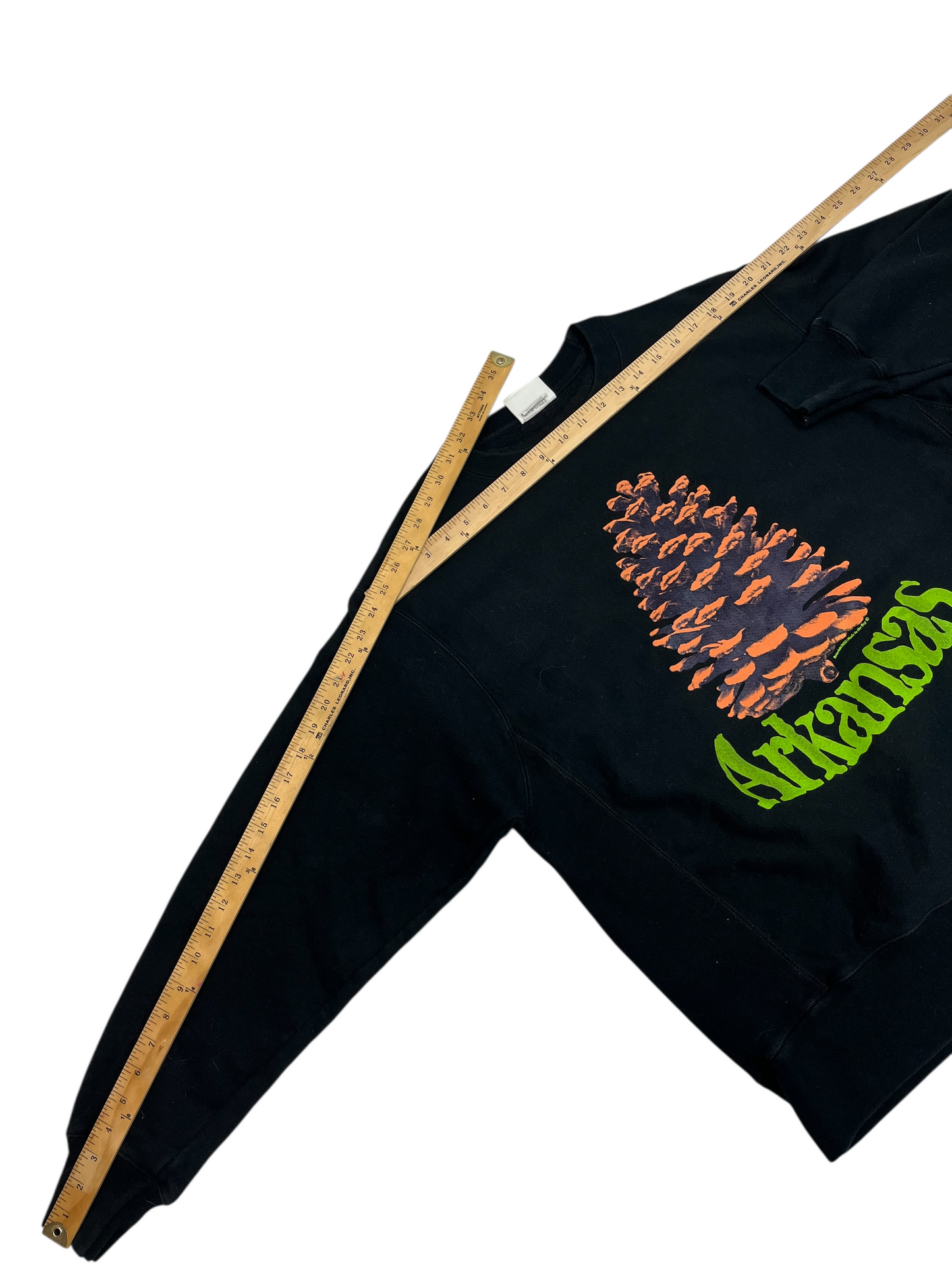 L Champion Arkansas Pinecone Sweatshirt Black