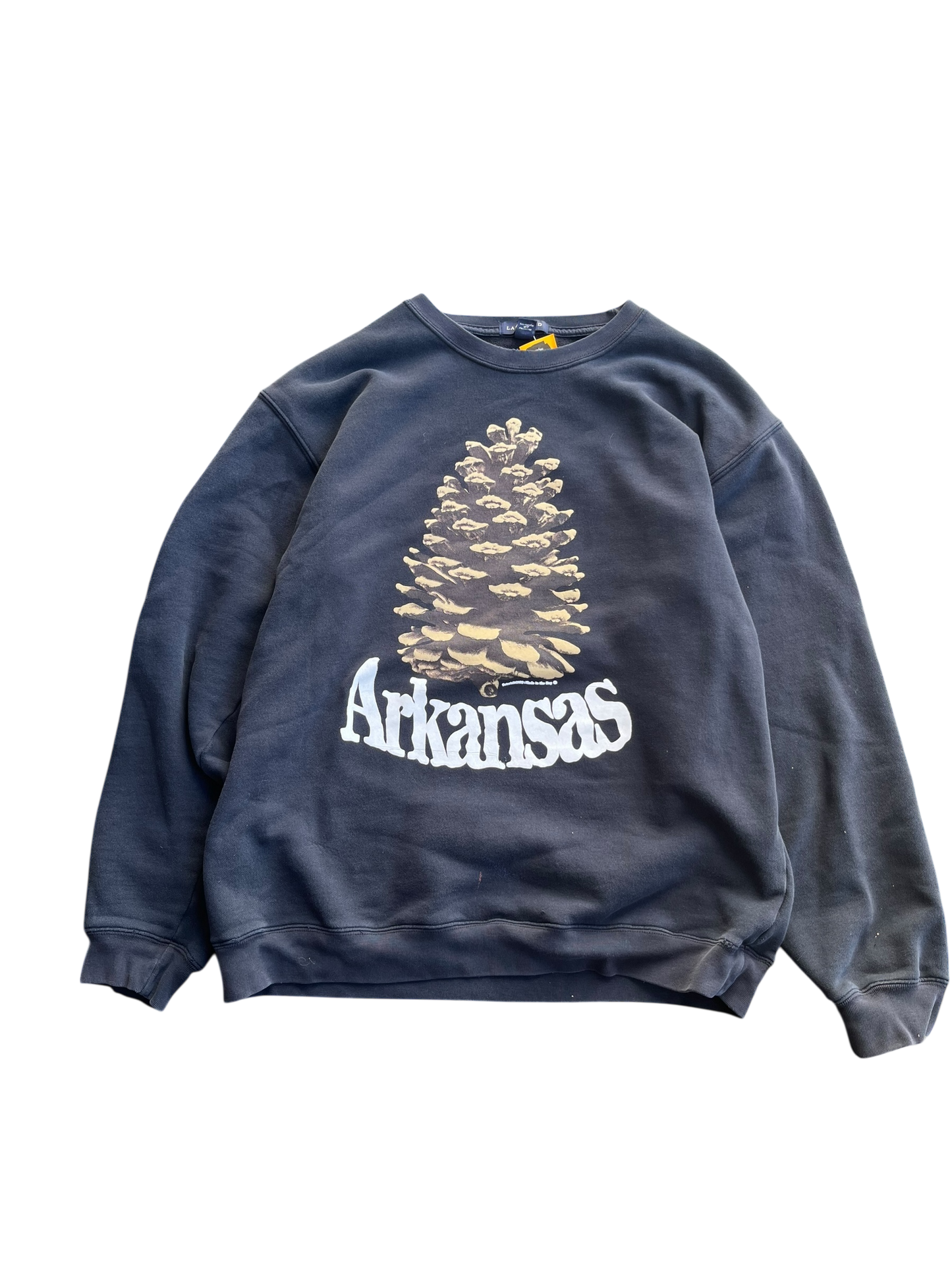 M Y2K Lands End Arkasnas Pinecone Sweatshirt