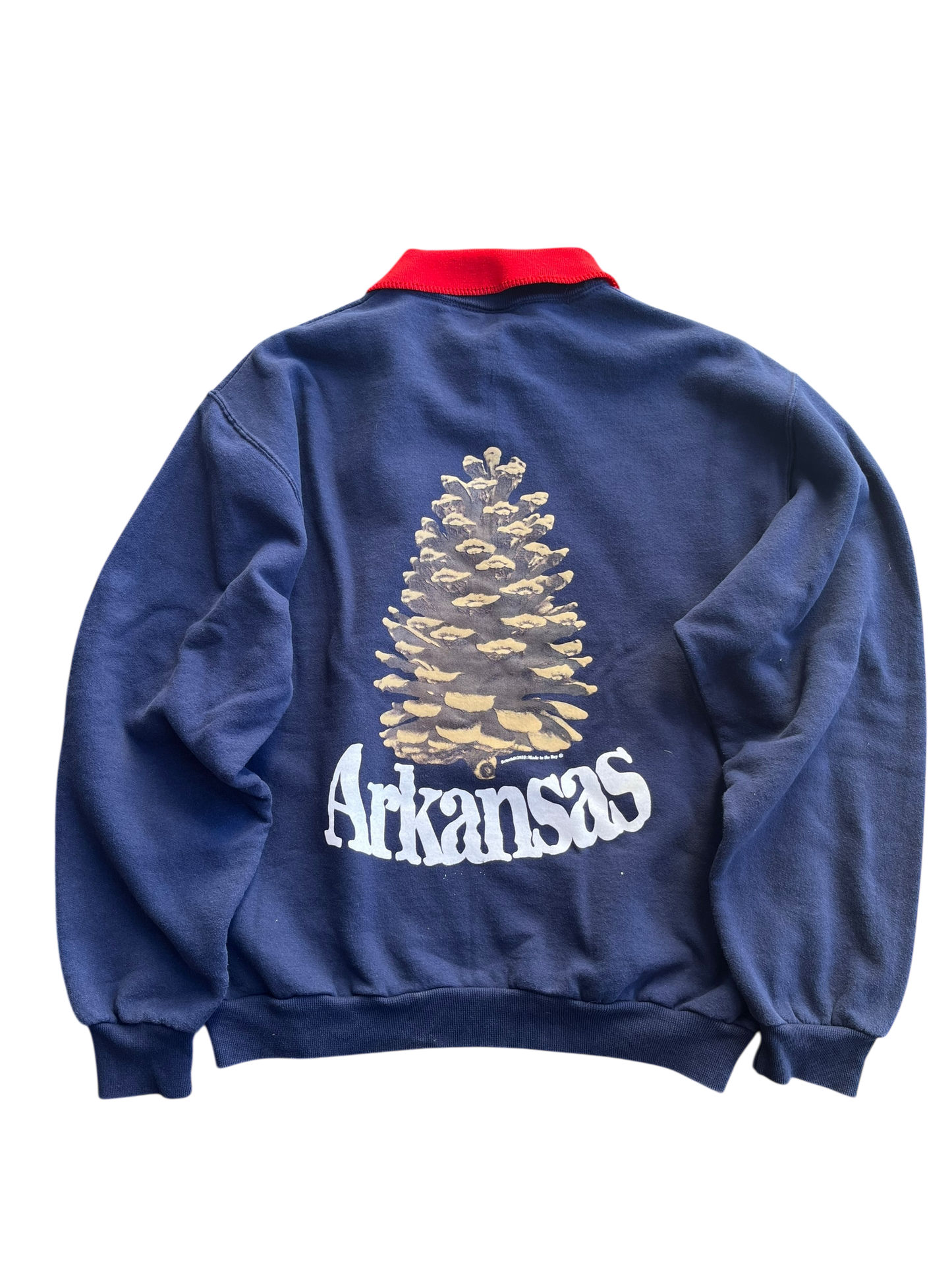 M Cardinal Pinecone Quarter Zip Pullover