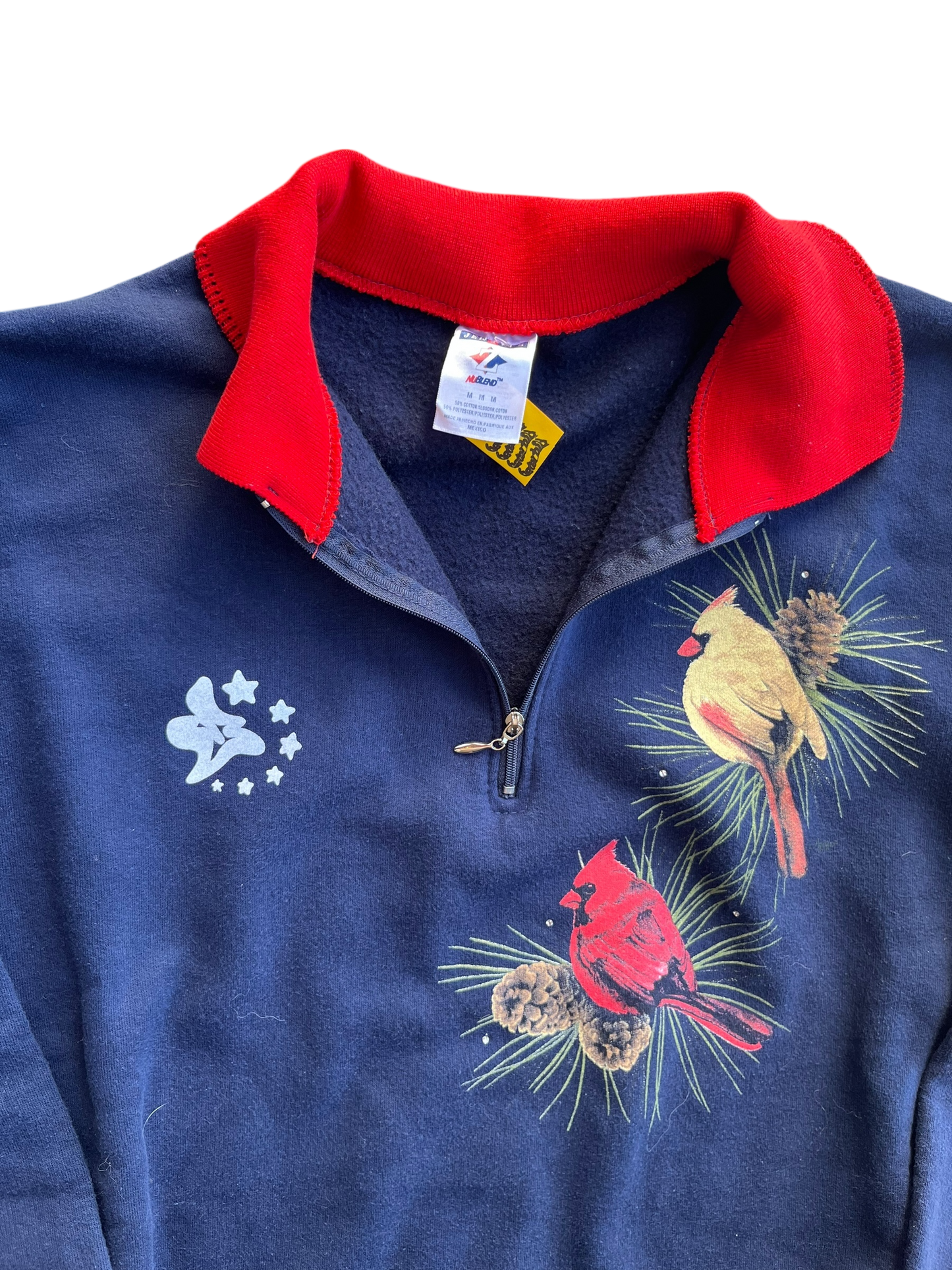 M Cardinal Pinecone Quarter Zip Pullover
