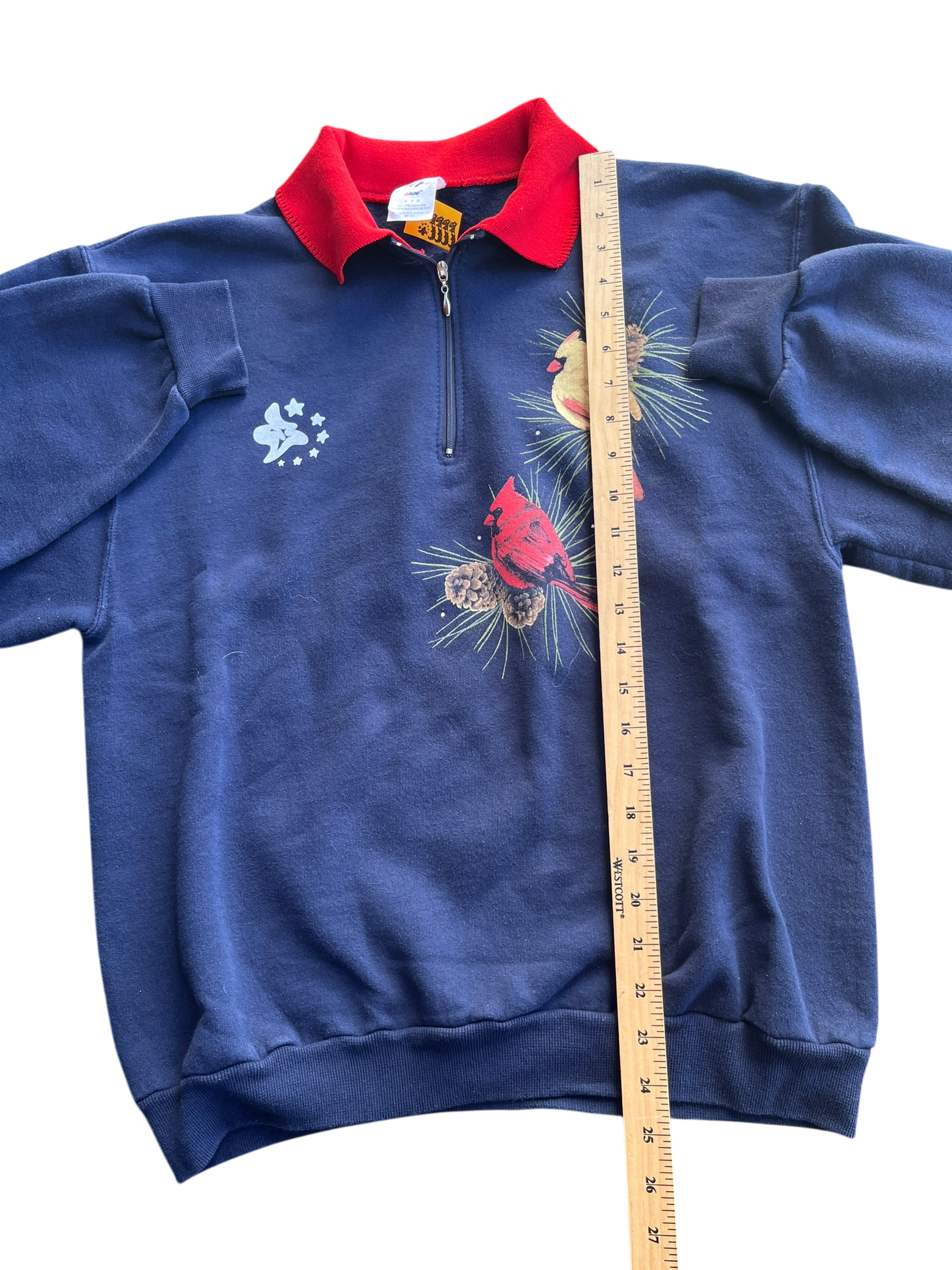 M Cardinal Pinecone Quarter Zip Pullover