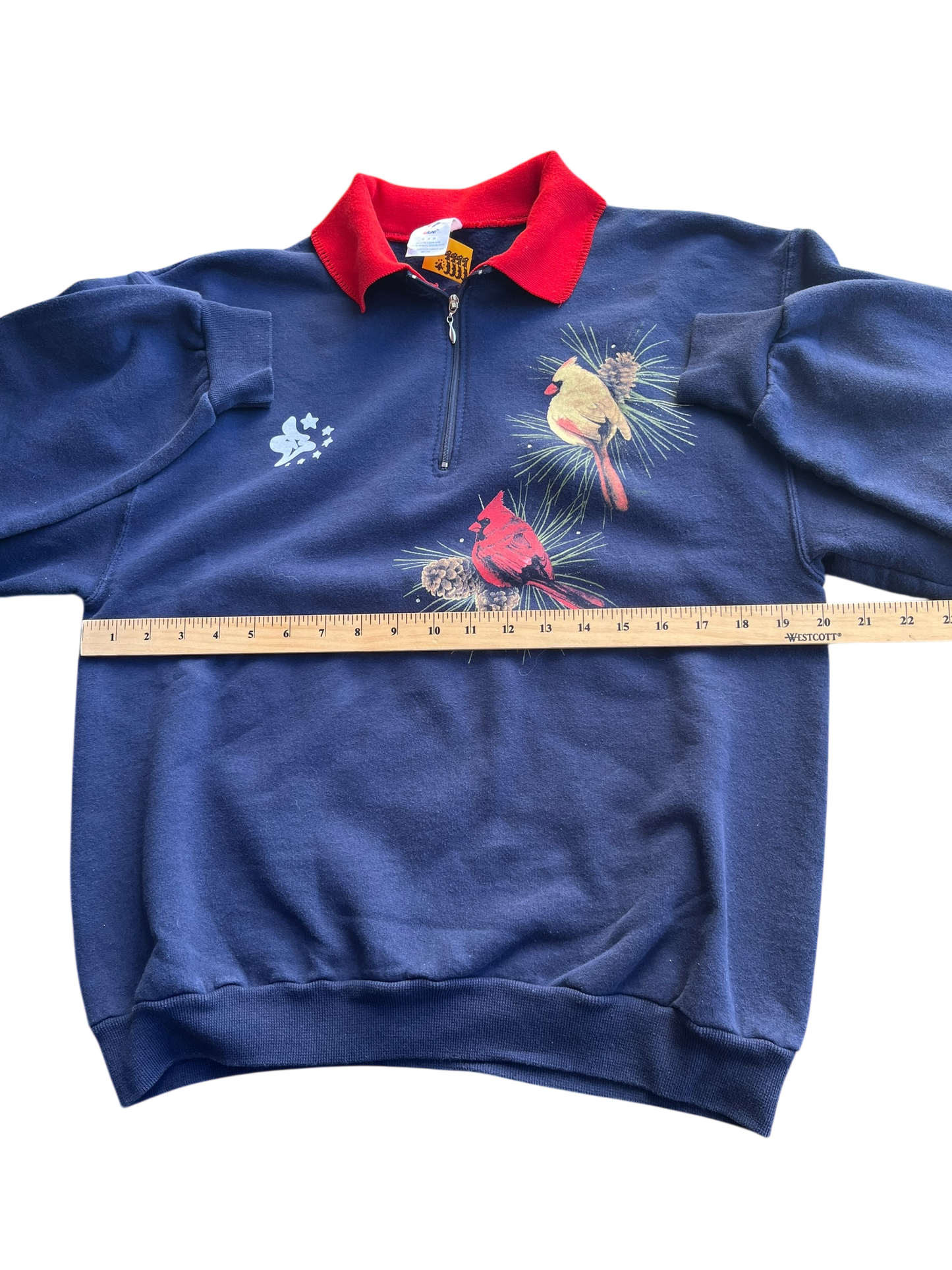M Cardinal Pinecone Quarter Zip Pullover