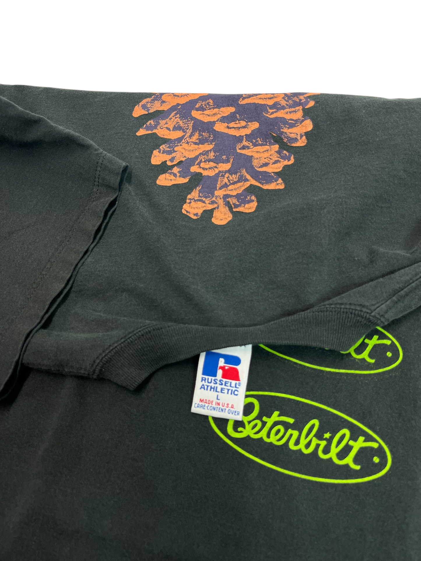 L 90s Vintage Russell Pocket Shirt Arkansas Halloweencone