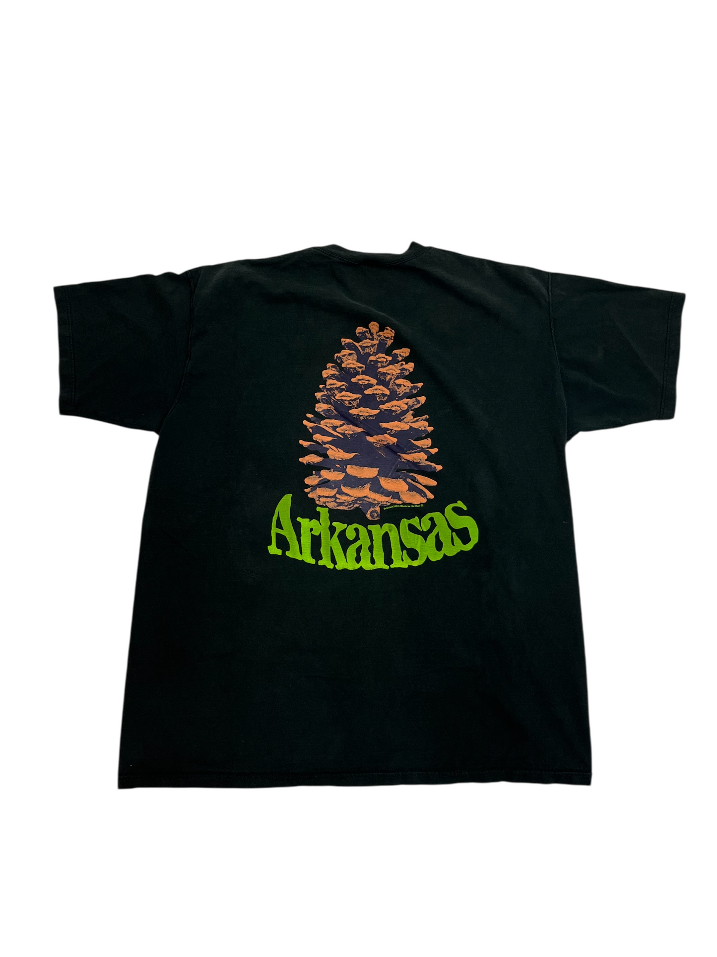L 90s Vintage Russell Pocket Shirt Arkansas Halloweencone