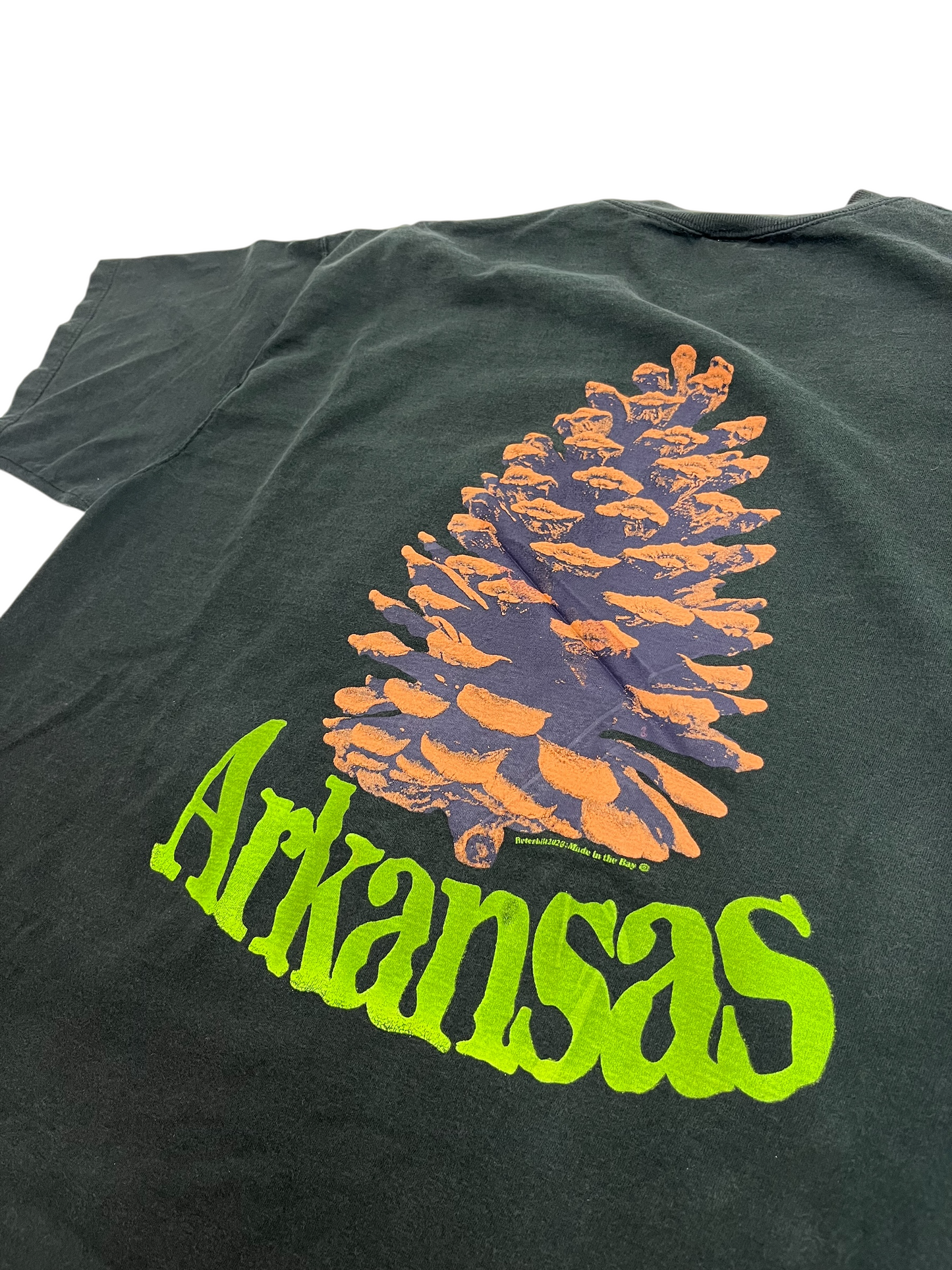 L 90s Vintage Russell Pocket Shirt Arkansas Halloweencone