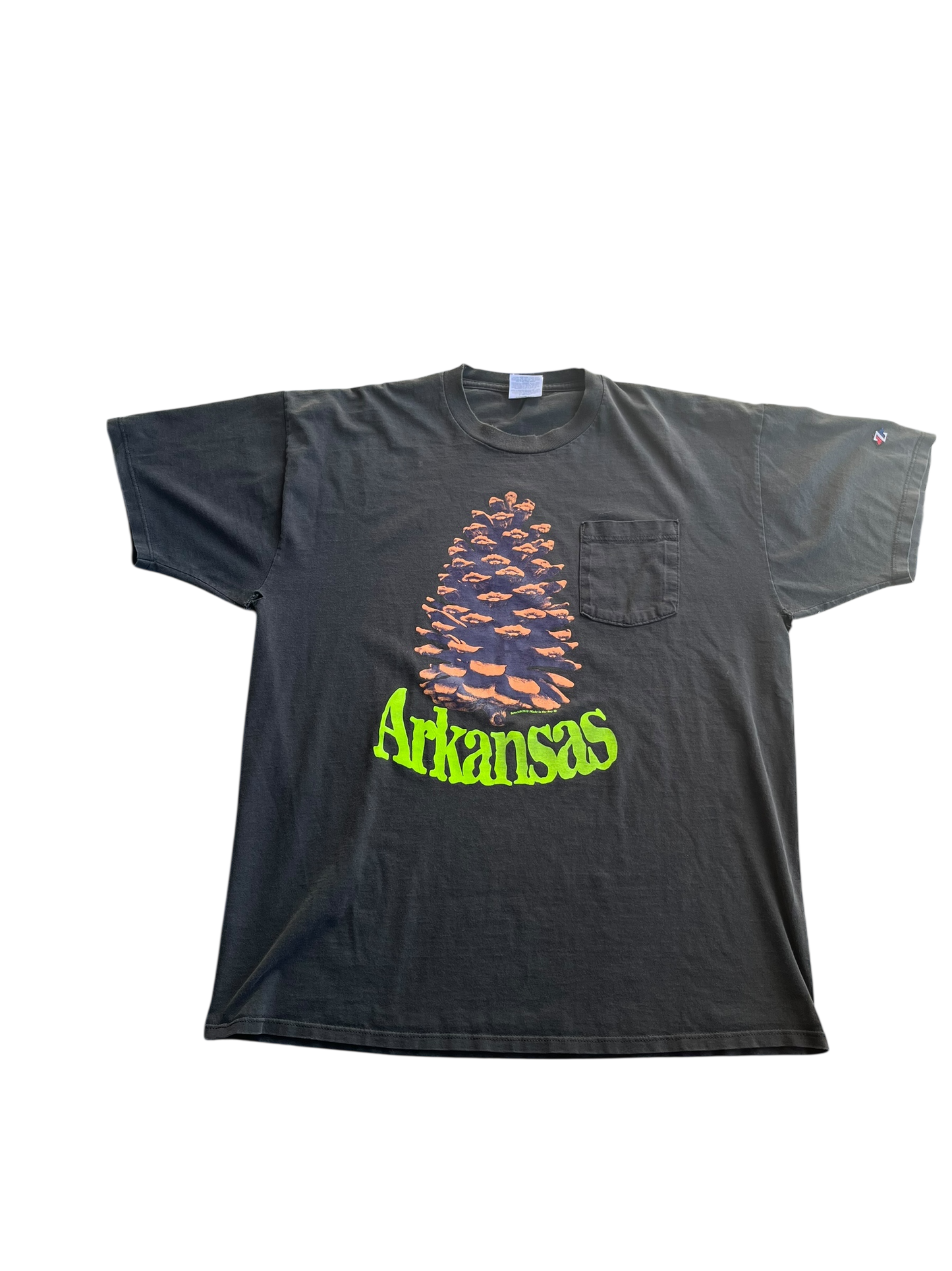 XL Vintage Halloween Pinecone Pocket Shirt