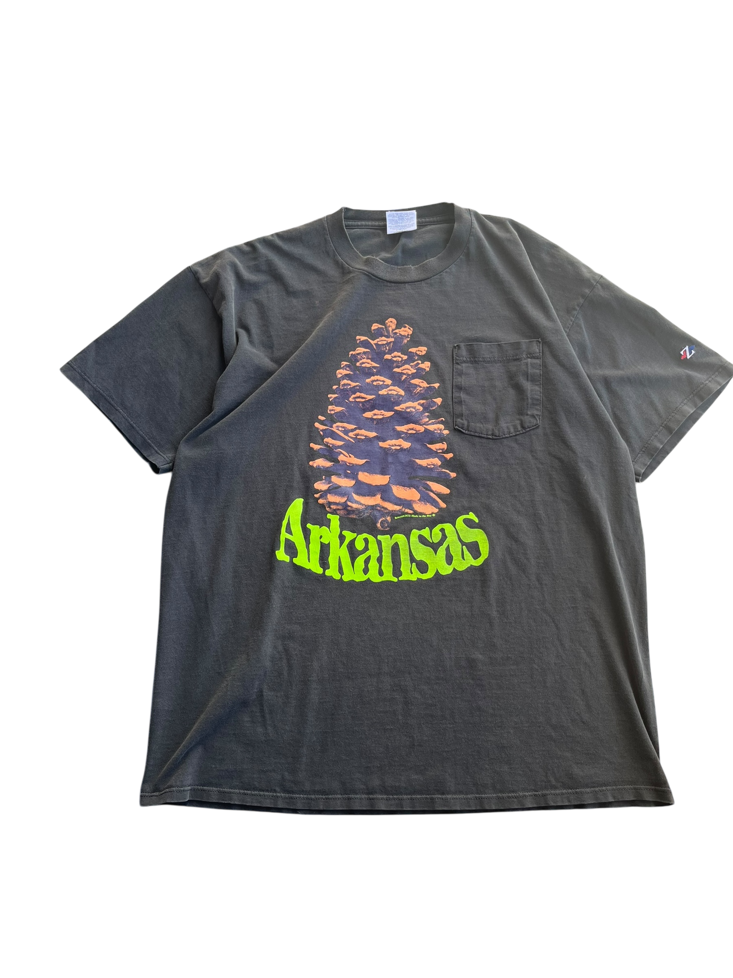 XL Vintage Halloween Pinecone Pocket Shirt